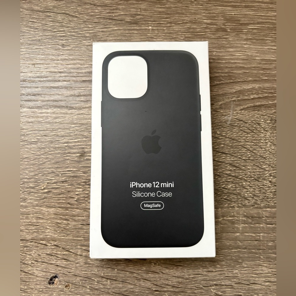Apple iPhone 12 Mini Black Silicone Case